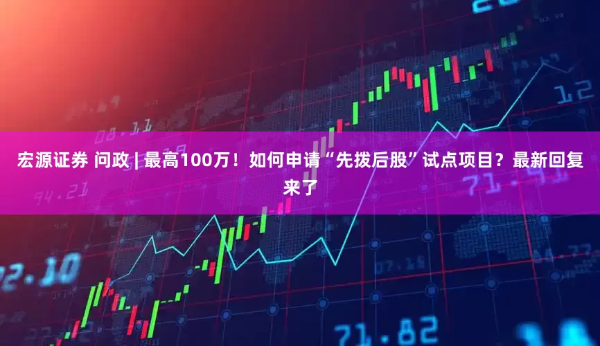 宏源证券 问政 | 最高100万！如何申请“先拨后股”试点项目？最新回复来了